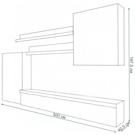 Готовая гостиная Can be светлый /