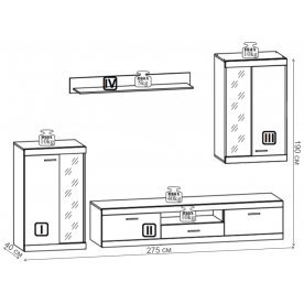 Готовая гостиная Tess