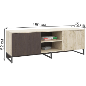 Модульная гостиная Дайтон комплектация 1