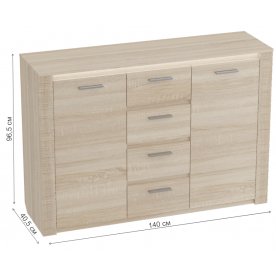 Модульная гостиная Элана комплектация 7