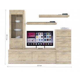 Модульная гостиная Oskar комплектация 15