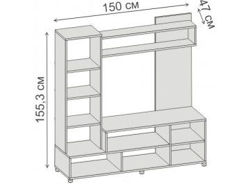 Готовая гостиная Аллегро №8