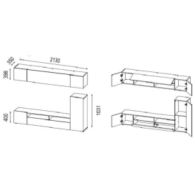 Готовая гостиная Прага-5