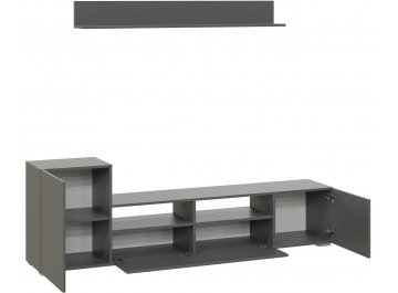 Готовая гостиная Сильвия графит серый