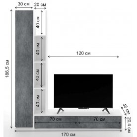 Готовая гостиная МегаKraft 1