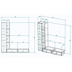 Готовая гостиная МегаKraft 1