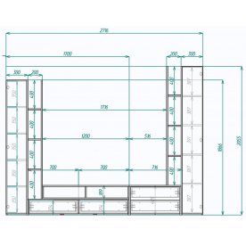 Готовая гостиная МегаKraft 4