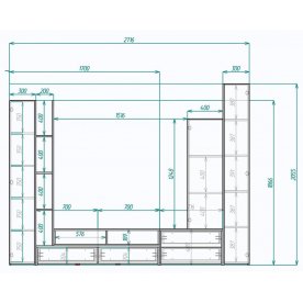 Готовая гостиная МегаKraft 5