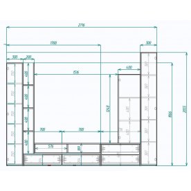 Готовая гостиная МегаKraft 5