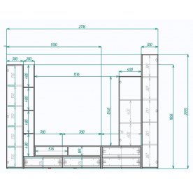 Готовая гостиная МегаKraft 5