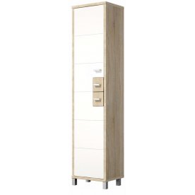 Шкаф левосторонний Домино ВК-04-01 дуб сонома / белый полуглянец