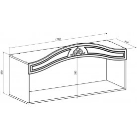 Модульная гостиная Ассоль комплектация 1
