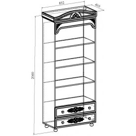 Модульная гостиная Ассоль комплектация 2 плюс