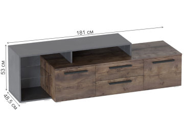 Модульная гостиная Глазго комплектация 1