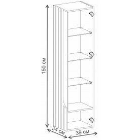 Модульная гостиная Лоренсо комплектация 6