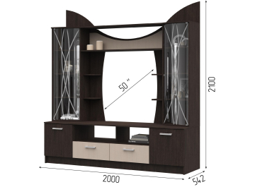 Модульная гостиная Орса комплектация 2