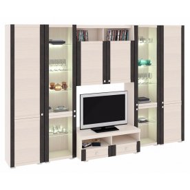 Стенка для гостиной Фиджи (комплектация 27) дуб белфорт