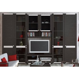 Стенка для гостиной Фиджи (комплектация 36) венге цаво