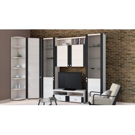 Стенка для гостиной Фиджи (комплектация 7) дуб белфорт / дуб белфорт