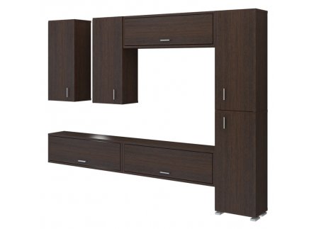 Стенка Лофт 5 В Домино венге