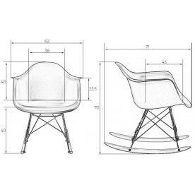 Кресло-качалка 620АPP-LMZL
