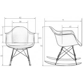 Кресло-качалка 620АPP-LMZL