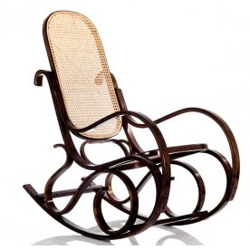 Кресло-качалка Формоза ротанг орех