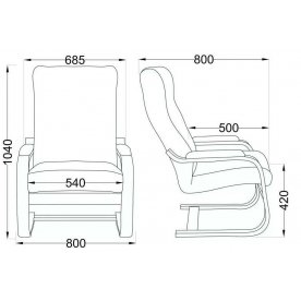 Кресло-качалка Оскар