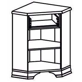 Тумба левая KENTAKI S320-KOMN1D1S L