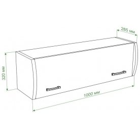 Шкаф навесной ПНД с фасадом НБЕ
