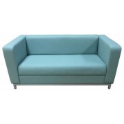 голубая экокожа