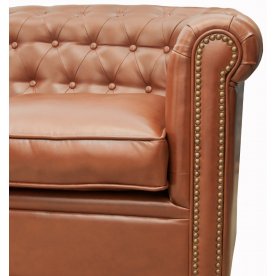 Диван кожаный Karo brown 3S