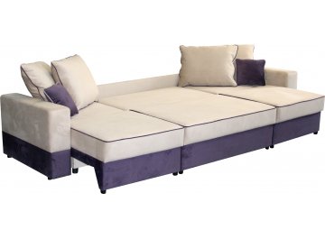 Диван-кровать Бостон 2800 вариант 2 бежево-фиолетовый