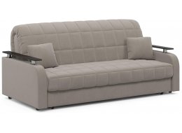 Диван Moon Family 044 180х200 НПБ бежевый велюр 74-2 / венге текстурный