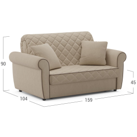 Диван Moon Family 123 159 см с независимым пружинным блоком