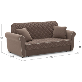 Диван Moon Family 123 199 см с независимым пружинным блоком