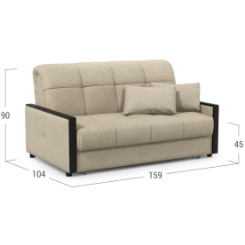 Диван Moon Family 125 159 см с ППУ