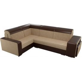 Диван угловой Мустанг с двумя пуфами