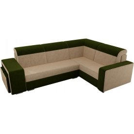 Диван угловой Мустанг с двумя пуфами