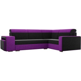 Диван угловой Мустанг с двумя пуфами