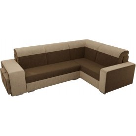 Диван угловой Мустанг с двумя пуфами