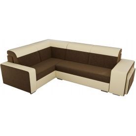 Диван угловой Мустанг с двумя пуфами