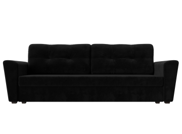Диван-кровать Амстердам Лайт черный велюр