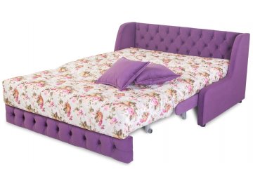 Диван-аккордеон Римини 120 микровелюр arcadia rose / neo 17