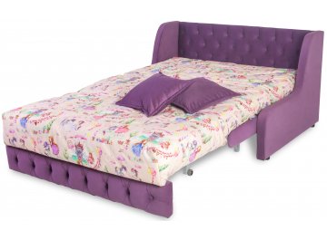 Диван-аккордеон Римини 120 микровелюр princesski / neo 17