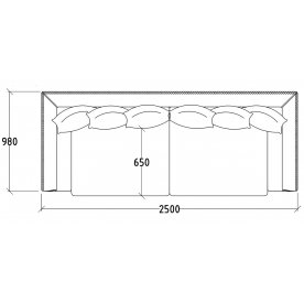 Диван Sorrento 250
