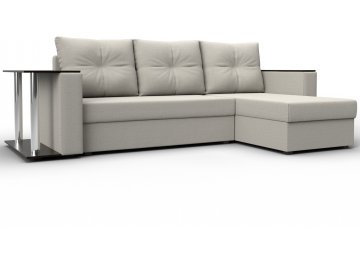 Диван угловой Атланта амур 02 бежевый