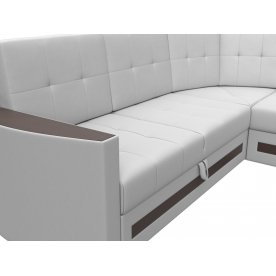 Диван угловой Белла правый экокожа