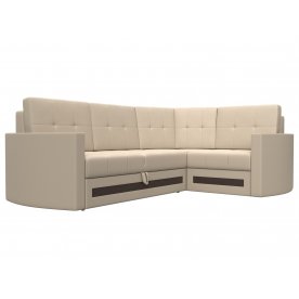 Диван угловой Белла правый экокожа