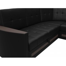 Диван угловой Белла правый экокожа